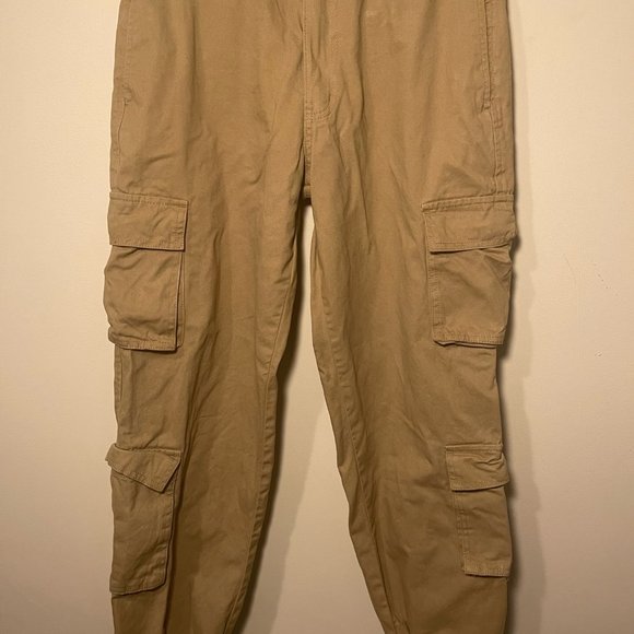 PLT Low Rise Tan Cargo Pants - Picture 11 of 16